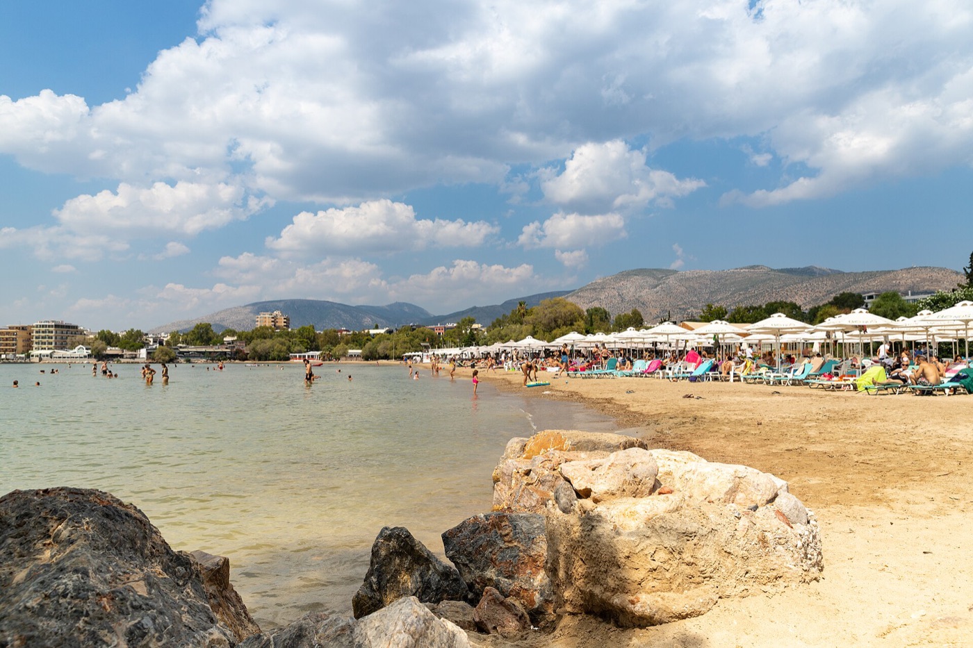 Glyfada shoreline