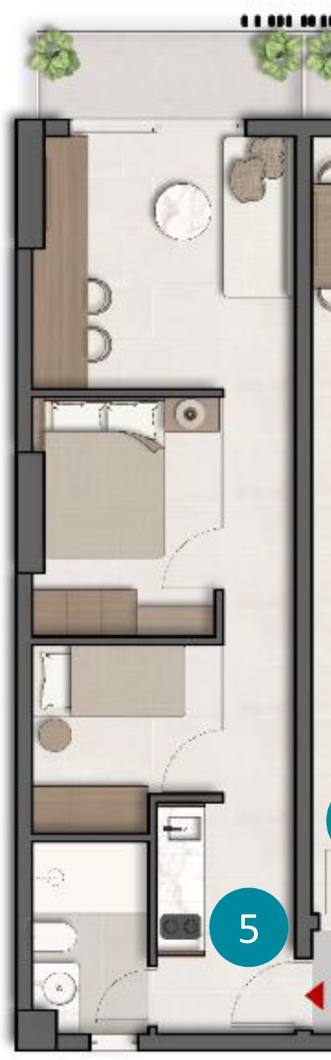 Two-bedroom plan