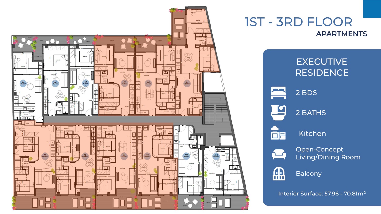 Typical upper floor plan