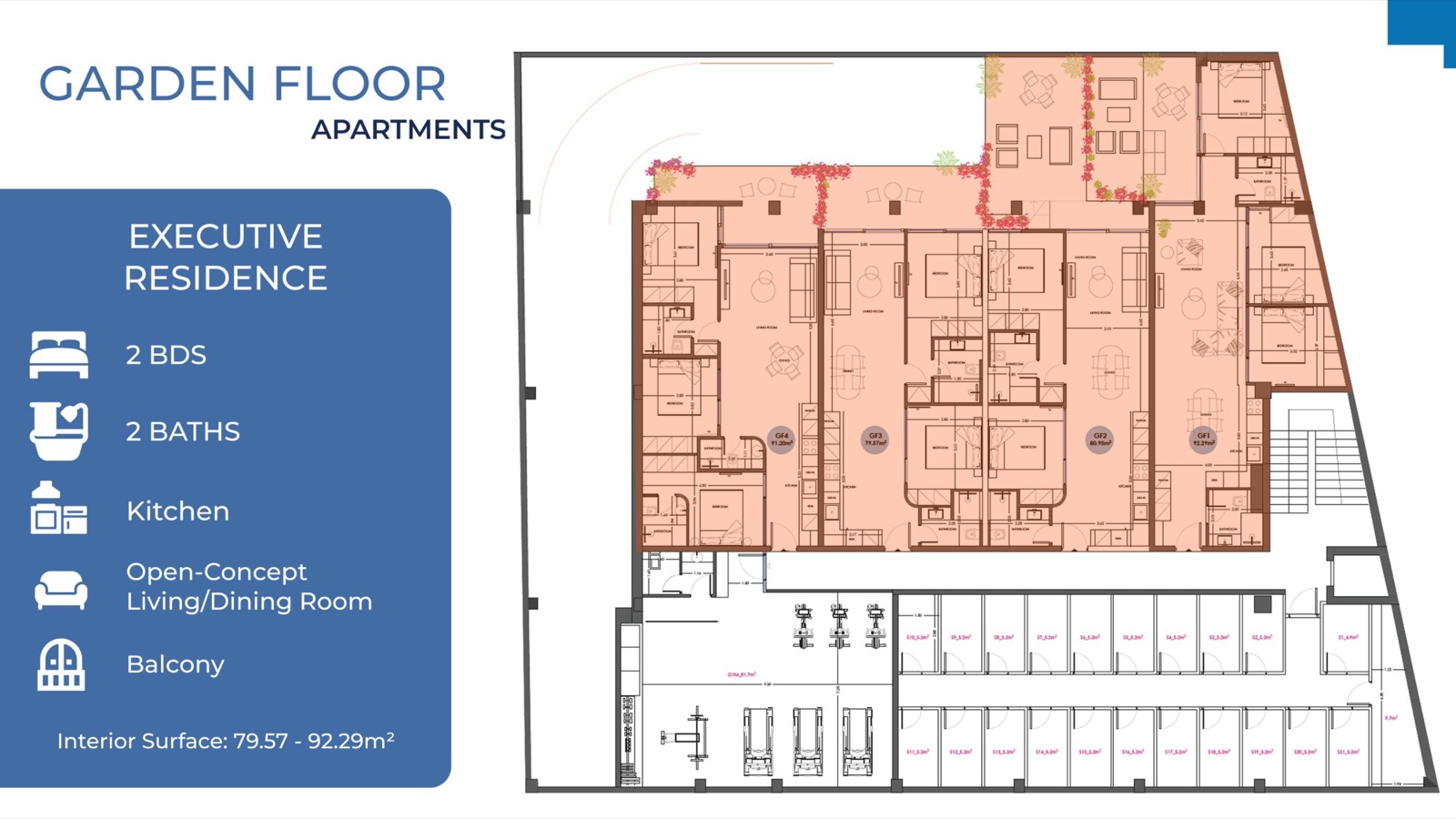 Garden floor plan